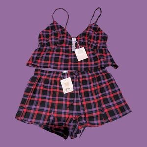 Savage X Fenty Black and Red Panties Intimates Sleepwear